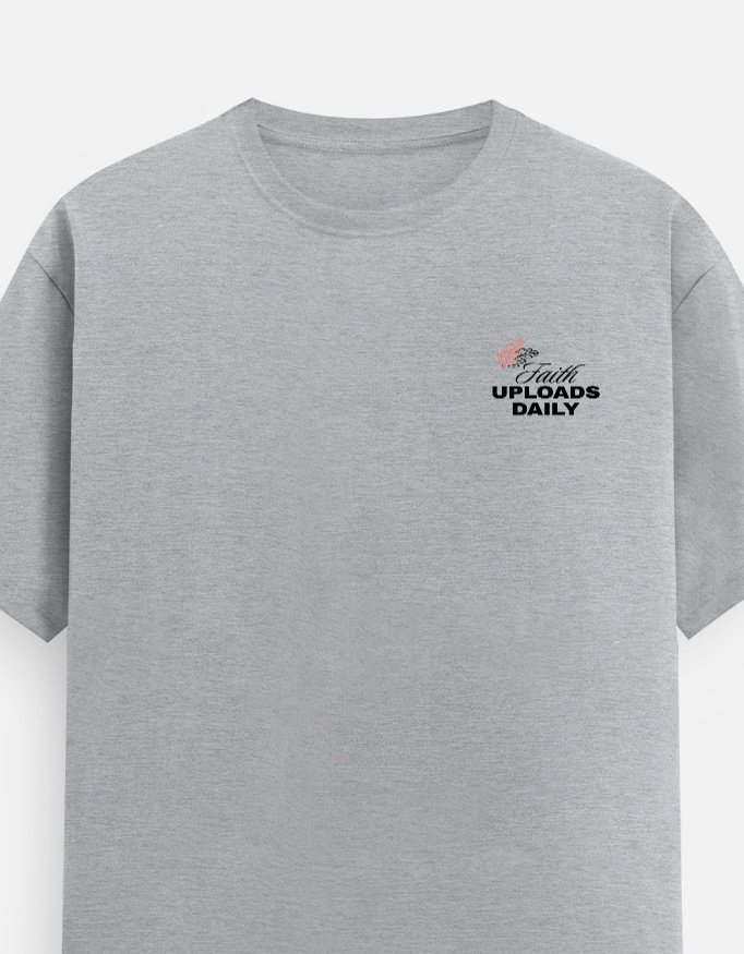 Faith Uploads Daily Unisex Classic Crew T-Shirt