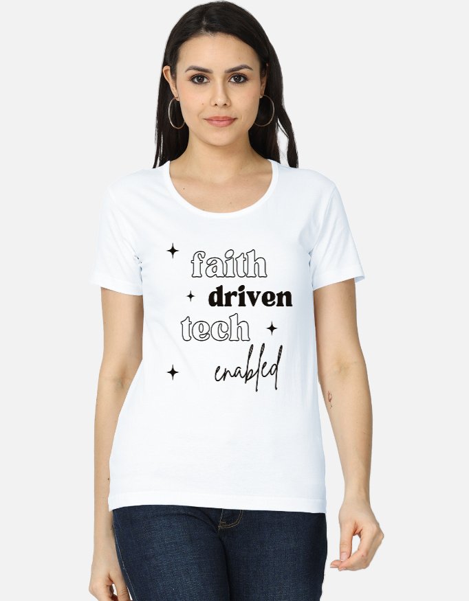 Faith Driven Tech Enabled Women's Classic T-Shirt