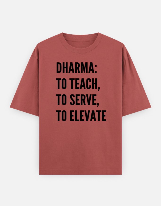 Dharma Unisex Oversized Classic T-Shirt