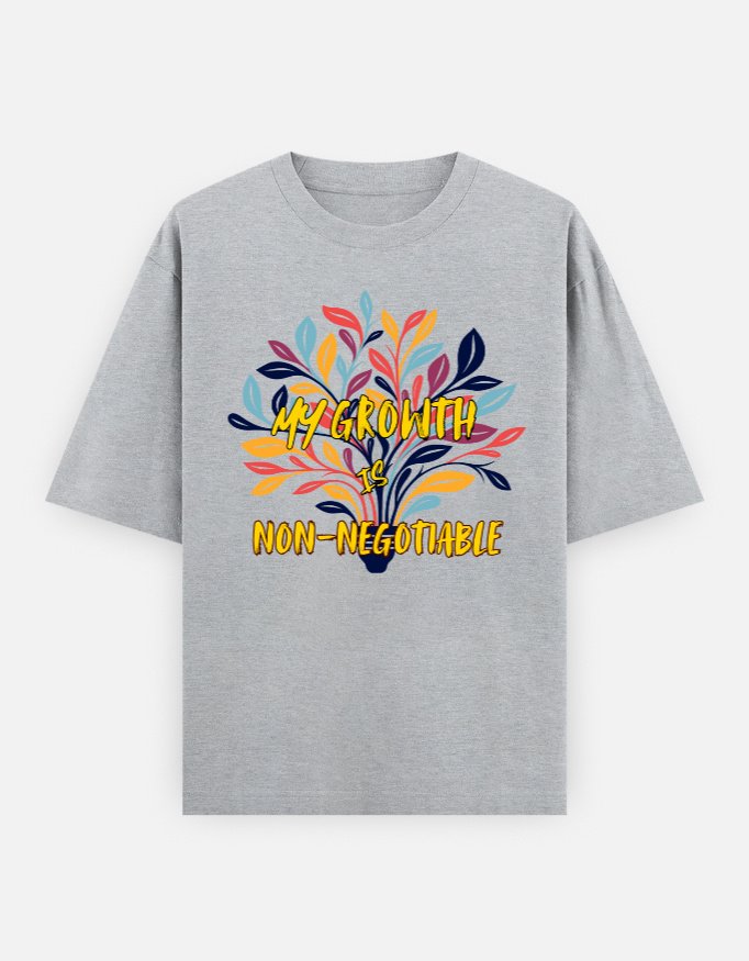 My Growth Unisex Oversized Classic T-Shirt
