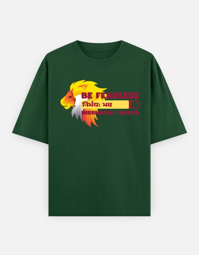 Be Fearless Unisex Oversized Classic T-Shirt