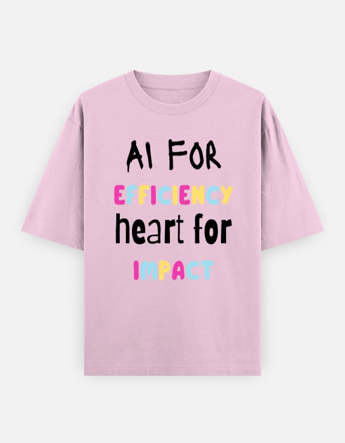 AI for Efficiency Unisex Oversized Classic T-Shirt