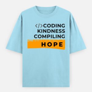 Coding Kindness Unisex Oversized Classic T-Shirt