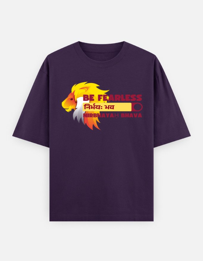 Be Fearless Unisex Oversized Classic T-Shirt