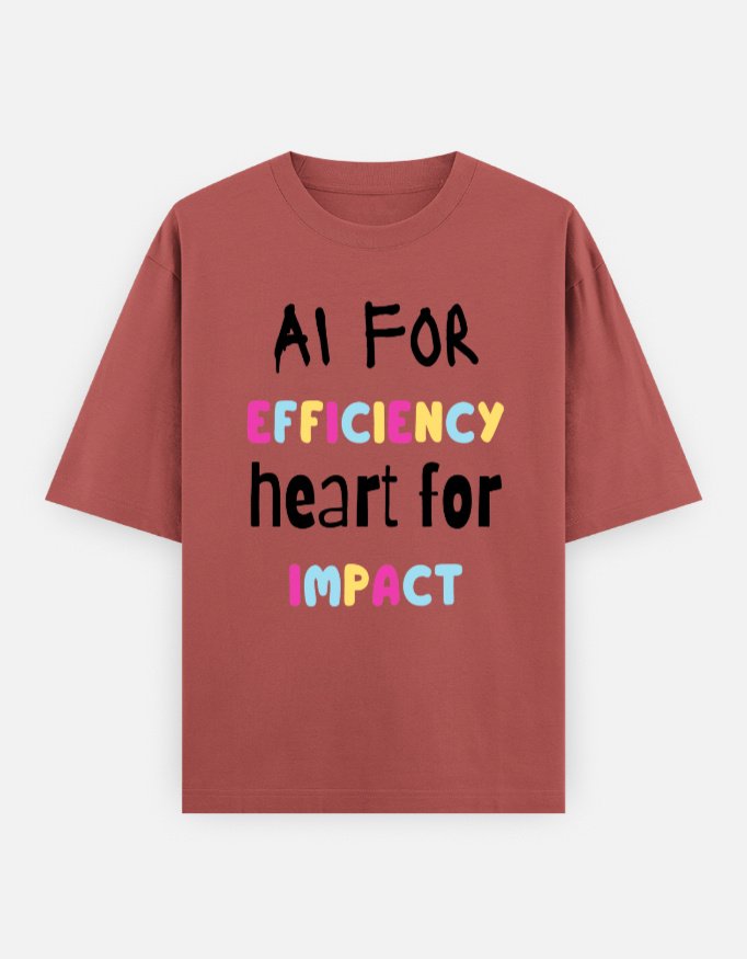 AI for Efficiency Unisex Oversized Classic T-Shirt