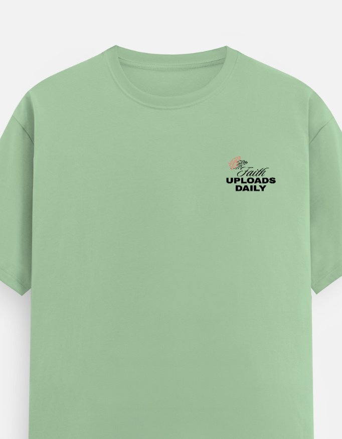 Faith Uploads Daily Unisex Classic Crew T-Shirt