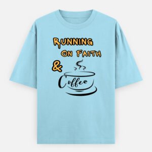 Running on Faith Unisex Oversized Classic T-Shirt