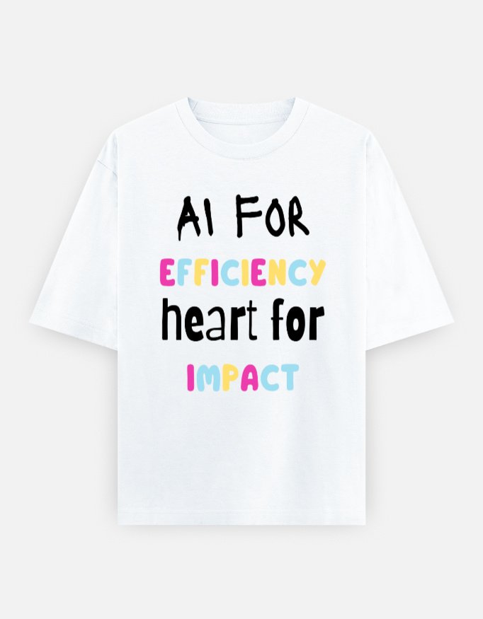 AI for Efficiency Unisex Oversized Classic T-Shirt