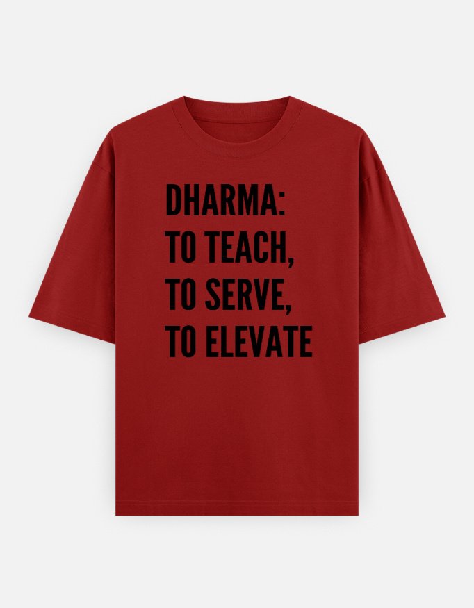 Dharma Unisex Oversized Classic T-Shirt