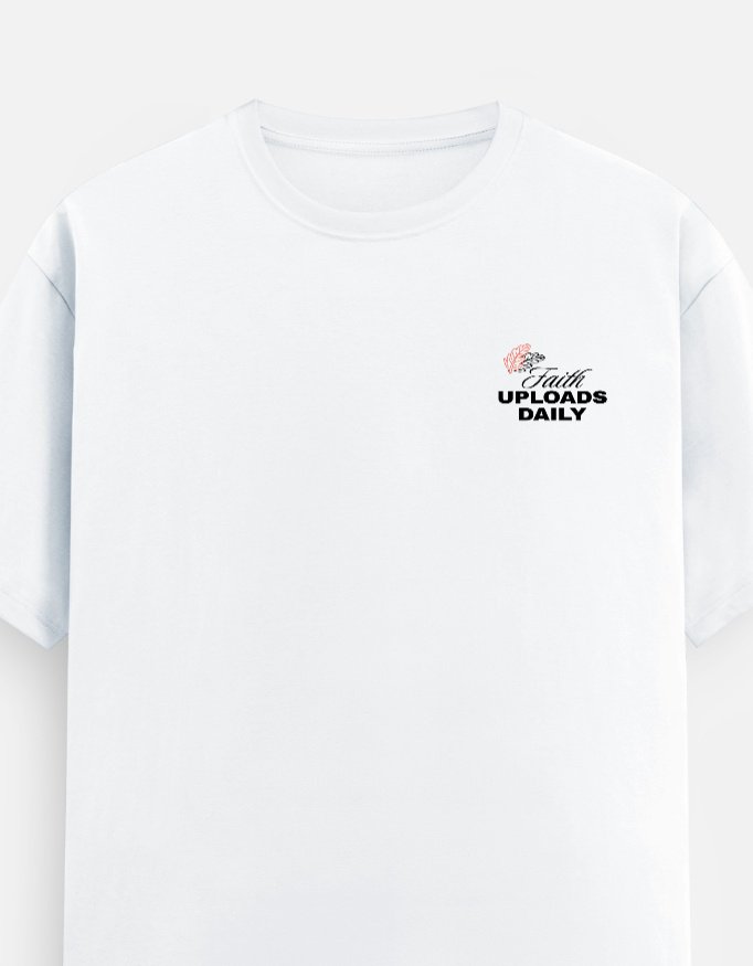 Faith Uploads Daily Unisex Classic Crew T-Shirt