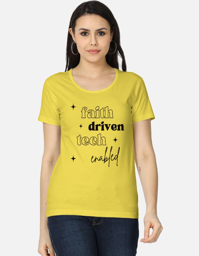 Faith Driven Tech Enabled Women's Classic T-Shirt