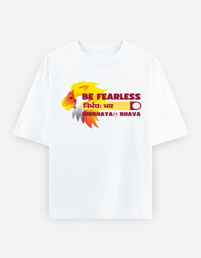 Be Fearless Unisex Oversized Classic T-Shirt