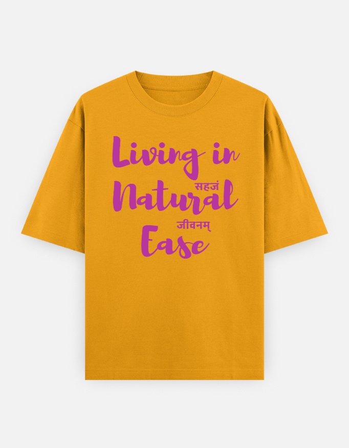 Sahaj Jeevanam Unisex Oversized Classic T-Shirt