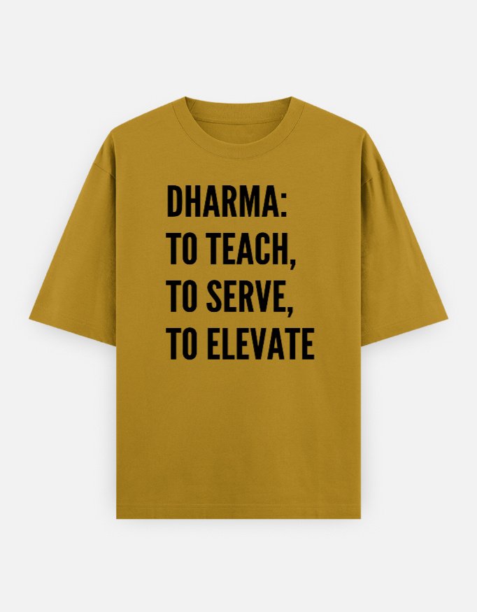 Dharma Unisex Oversized Classic T-Shirt