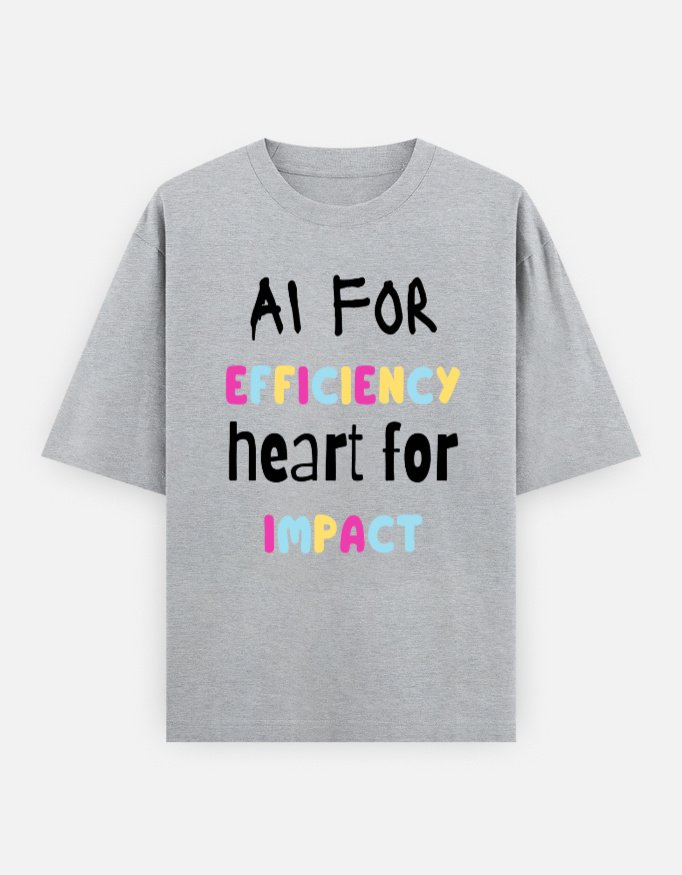 AI for Efficiency Unisex Oversized Classic T-Shirt