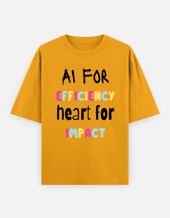 AI for Efficiency Unisex Oversized Classic T-Shirt