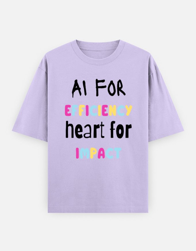 AI for Efficiency Unisex Oversized Classic T-Shirt